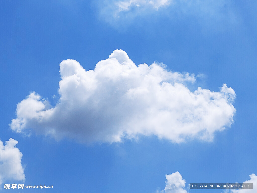 蓝天白云晴空景致