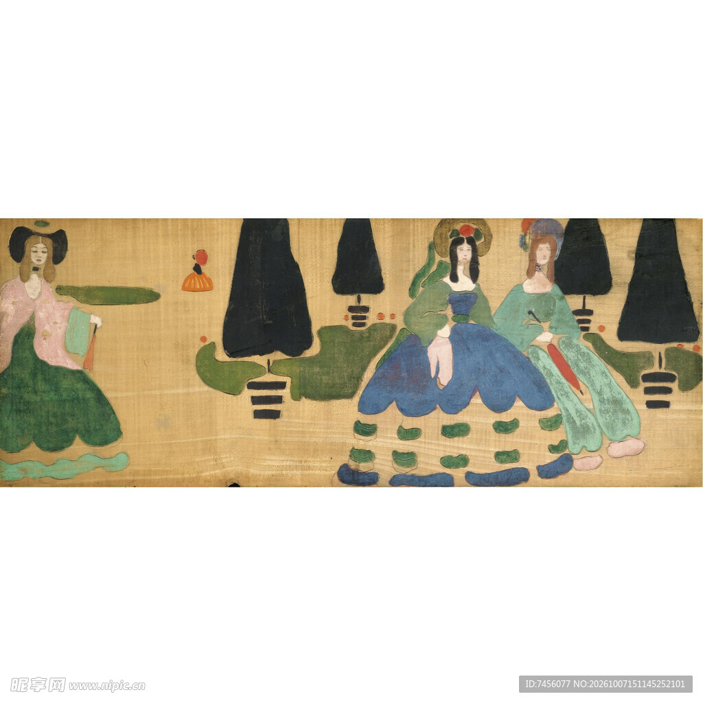 古风仕女传统古画