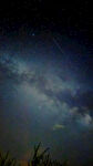 暗蓝夜空暮色云景