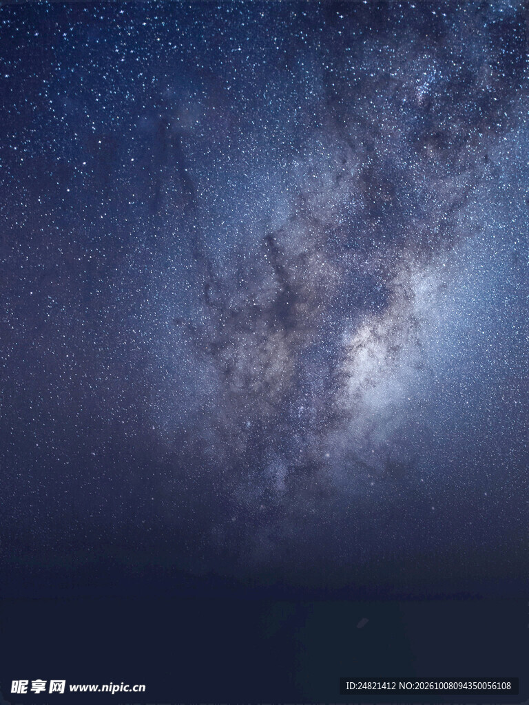梦幻银河星空夜景
