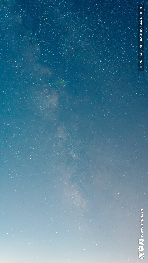 蓝调朦胧渐变天空