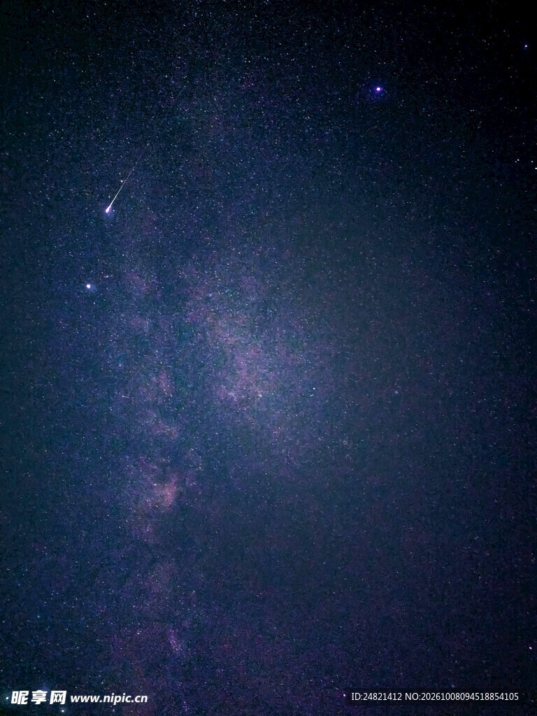 朦胧暗调星空