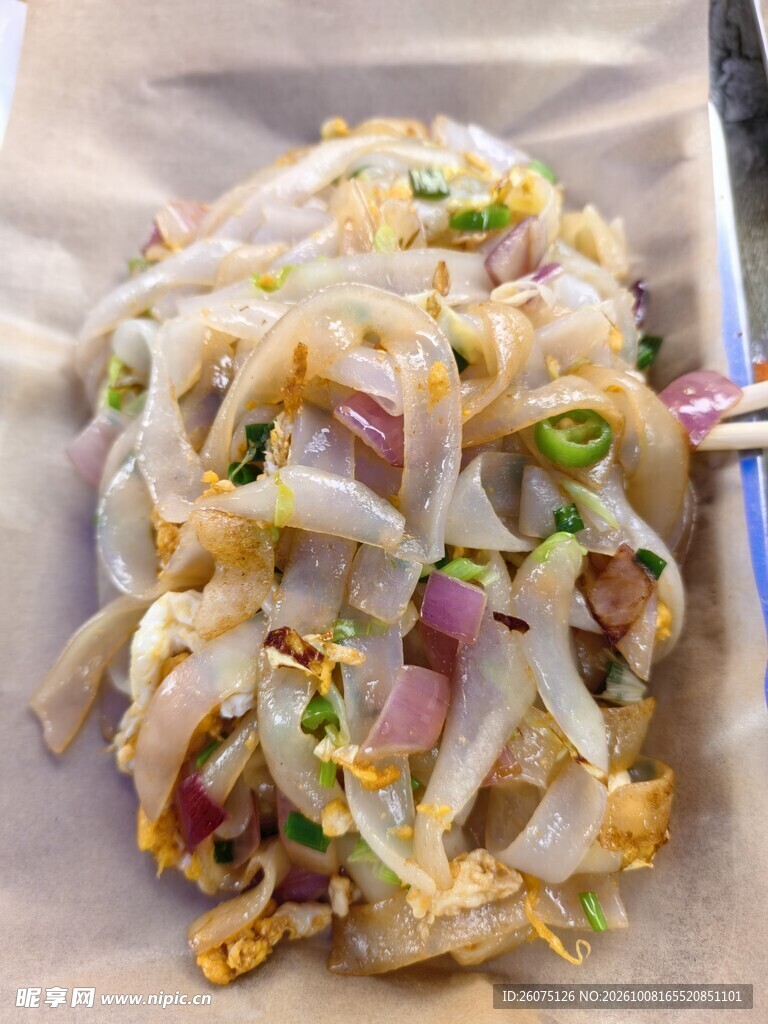 特色小吃美味炒河粉