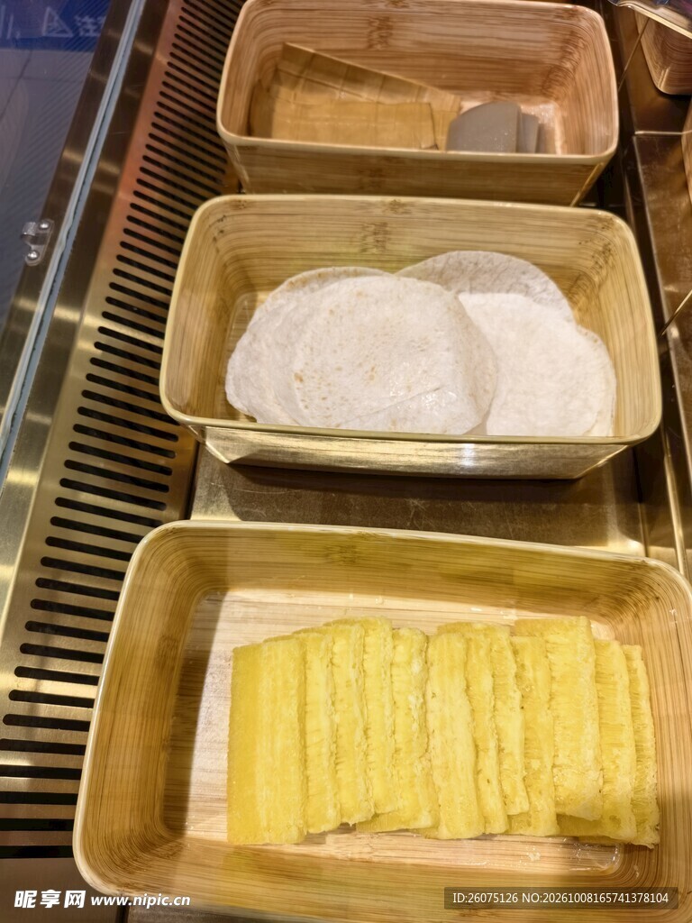 盒装备餐食材展示