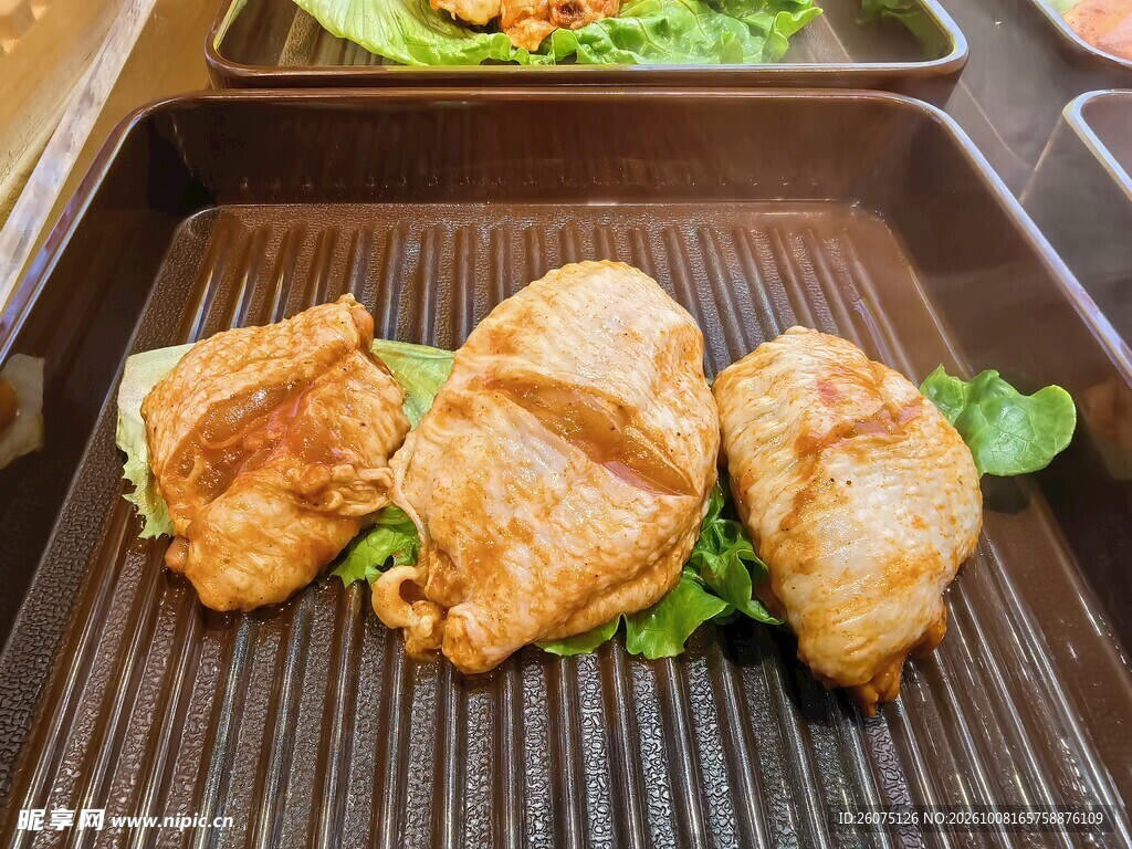 香煎鸡翅美食