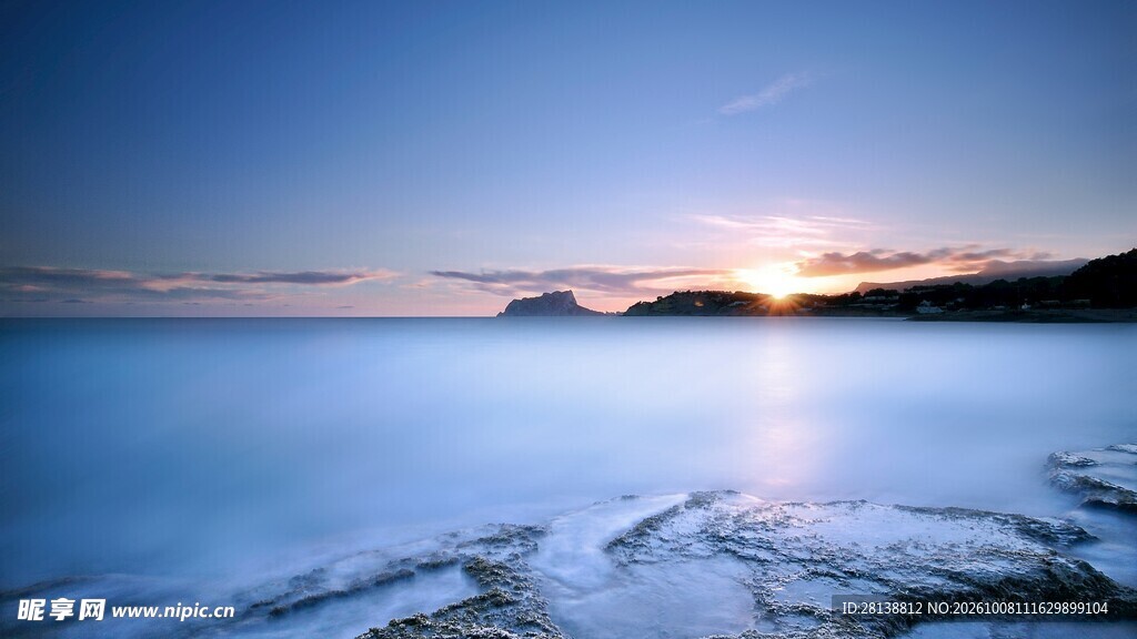 海边唯美日落风景
