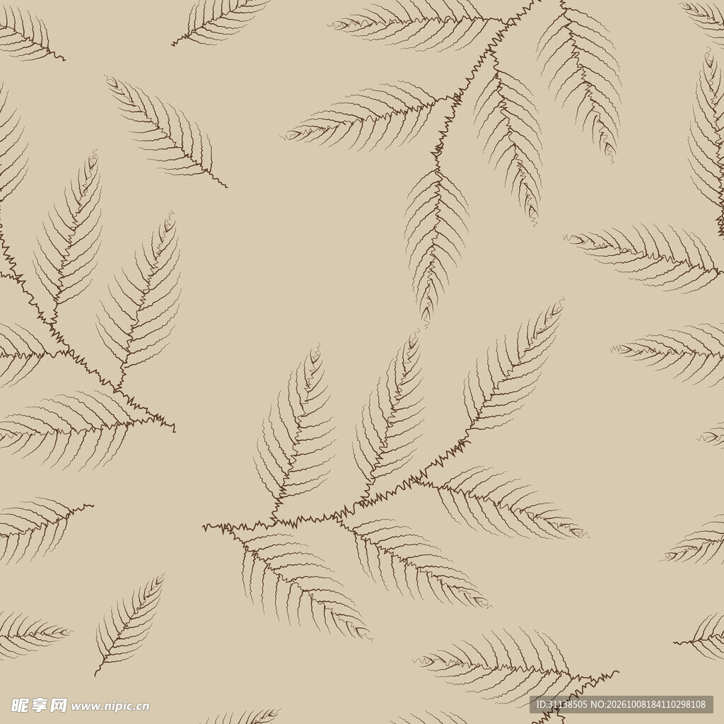 浅棕枝叶复古纹理背景