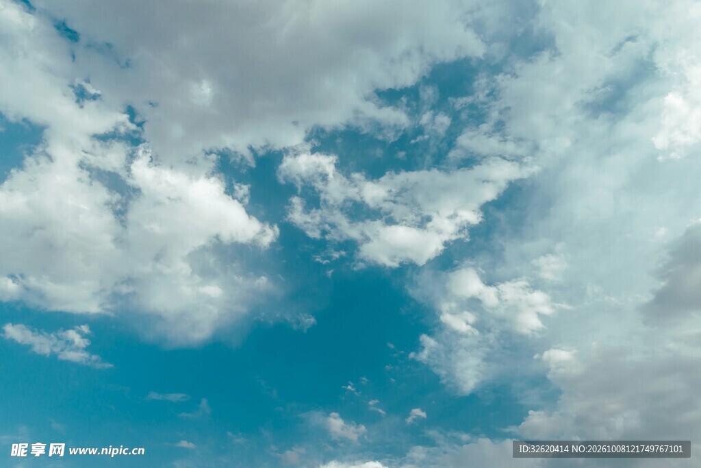 蓝天白云晴空景观