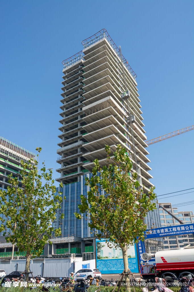 城市在建高层楼宇