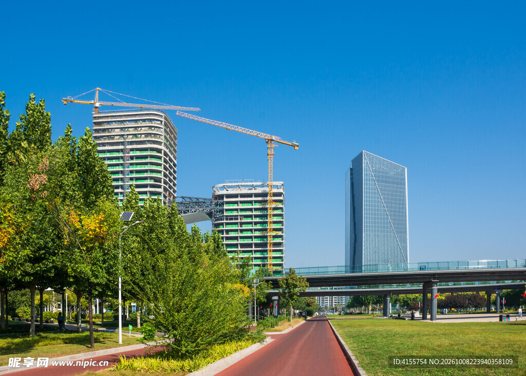晴日城市建设风光