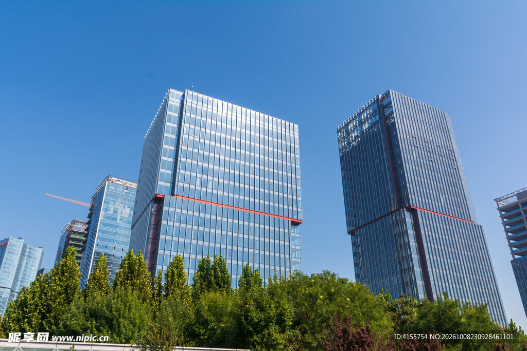 城市商务区高层写字楼群
