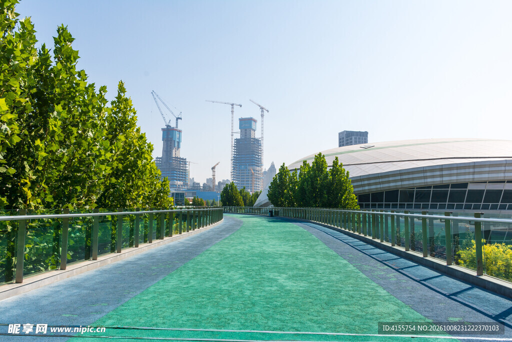 城市绿色步道景观