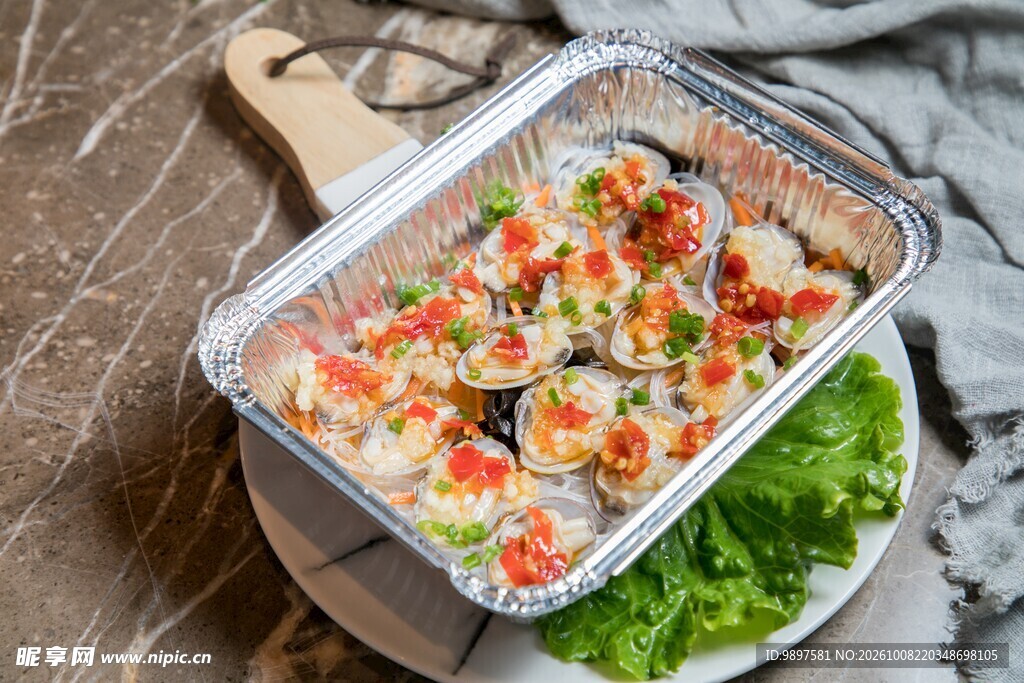 锡纸蒜蓉粉丝虾