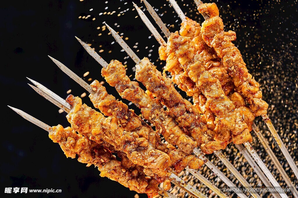 美味烤羊肉串