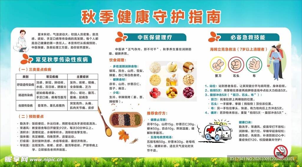 秋季健康守护指南