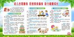 幼儿膳食健康宣传展板