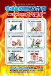 电动车消防指南六要求宣传海报