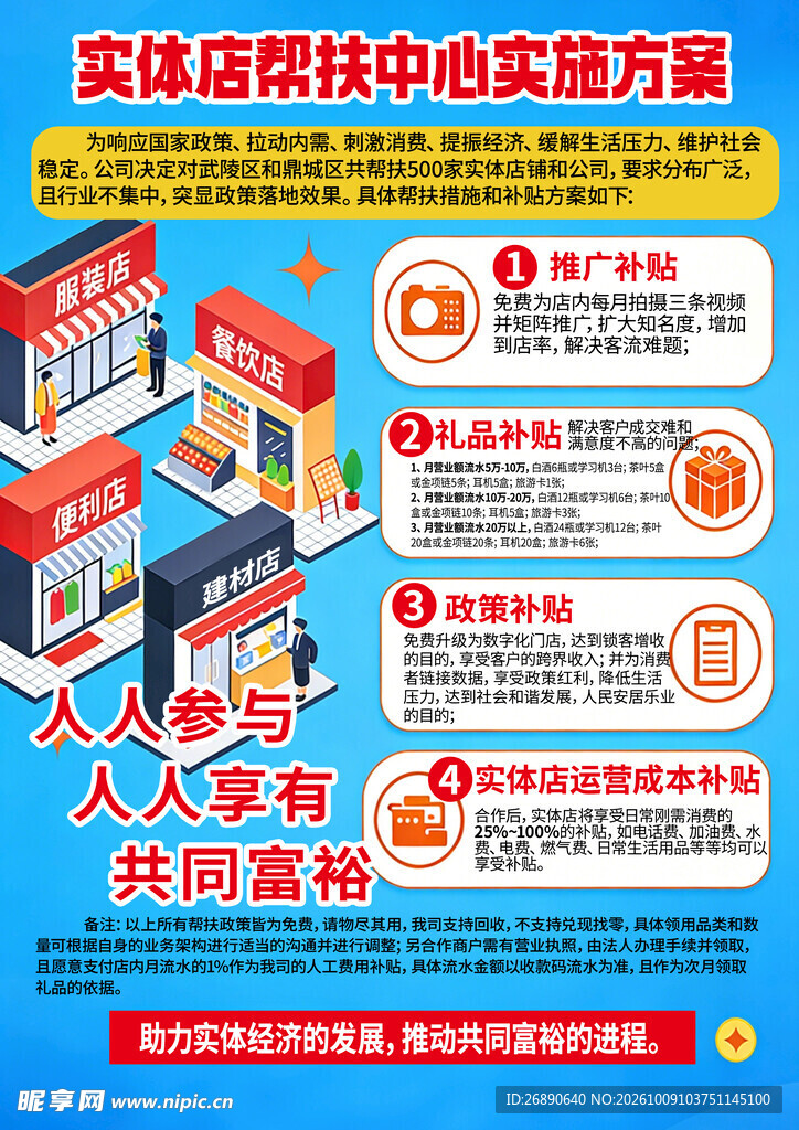 实体店帮扶实施方案