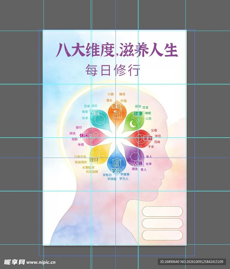 八大维度滋养人生海报