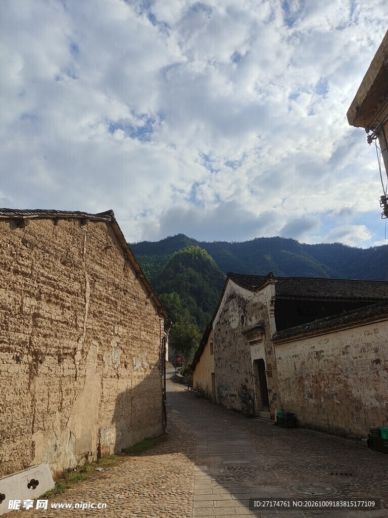 乡村石巷山野风光