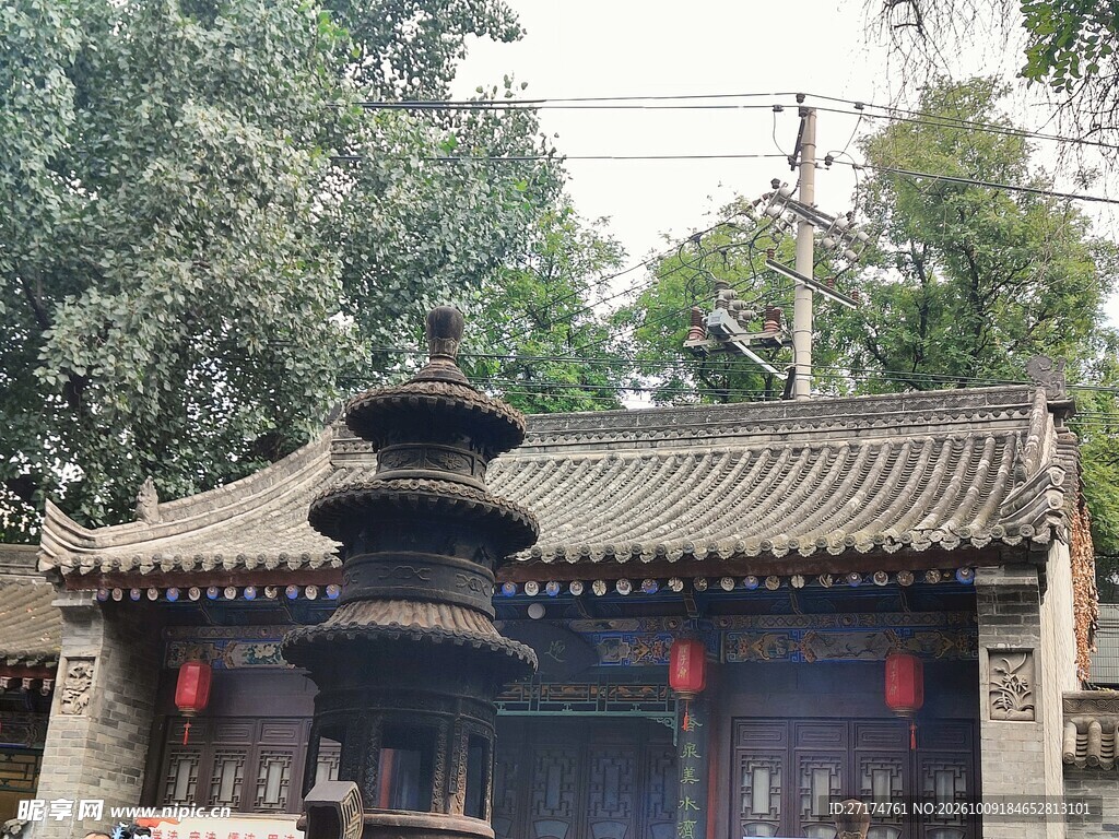 传统中式古建院落