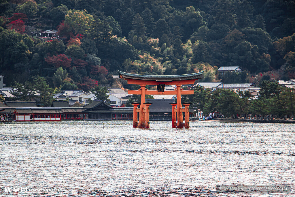 日本宫岛海上鸟居