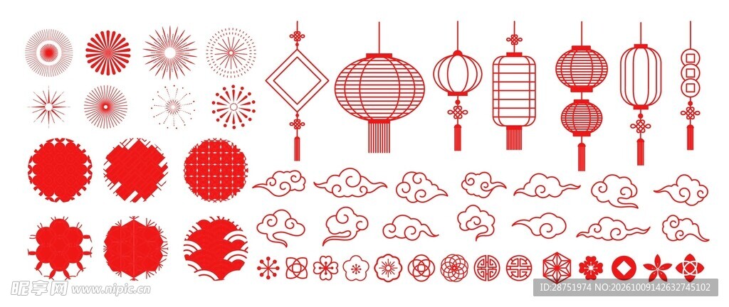 国风新春素材