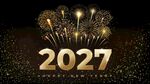 2027 新年背景