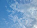 蓝天白云晴空景象