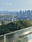 高空远眺城市风光