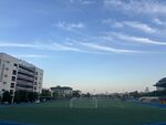 校园操场晴空美景