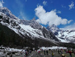 毕棚沟雪山