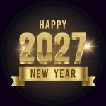 黑金新年海报