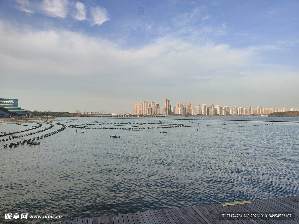 滨海沿岸城市风光