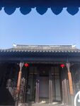 中式古建门楼景观