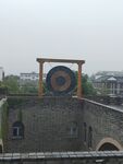 古建屋顶铜鼓景观