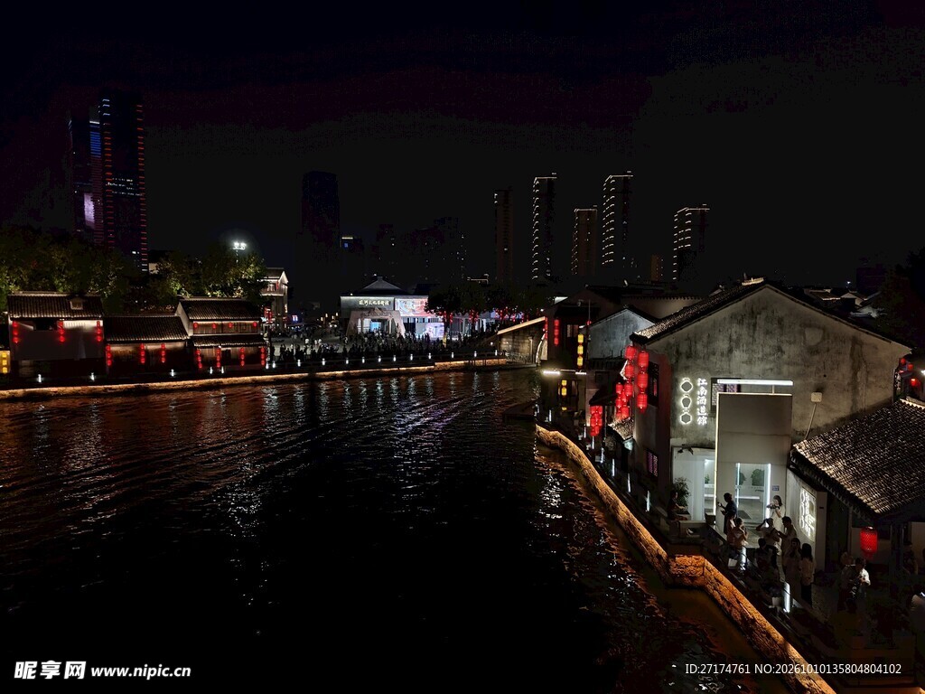 江南水乡夜景
