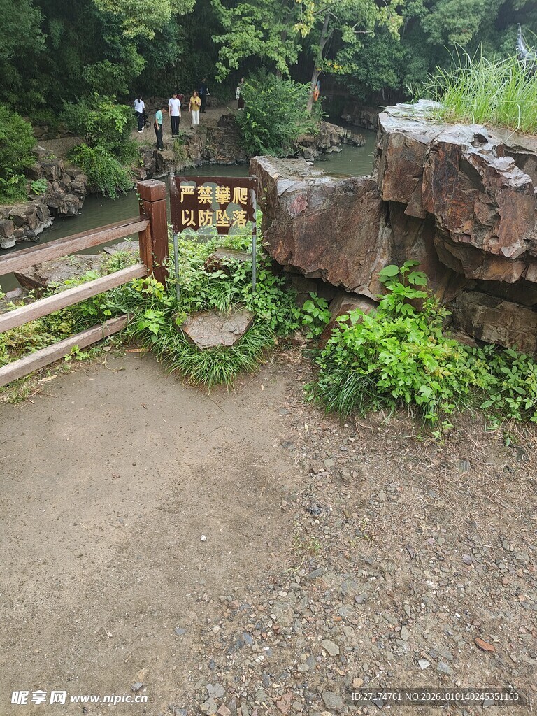 林间休闲步道景观