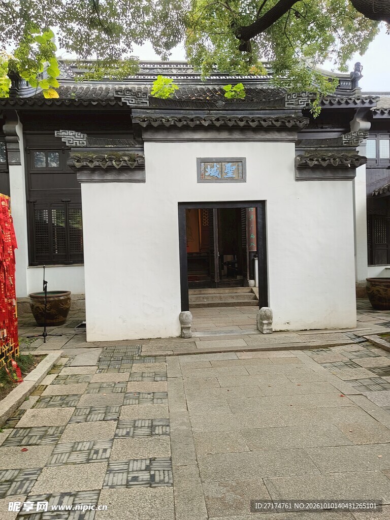 中式古典园林院门