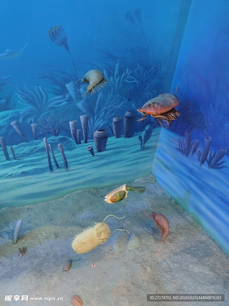 海底游鱼漫游场景