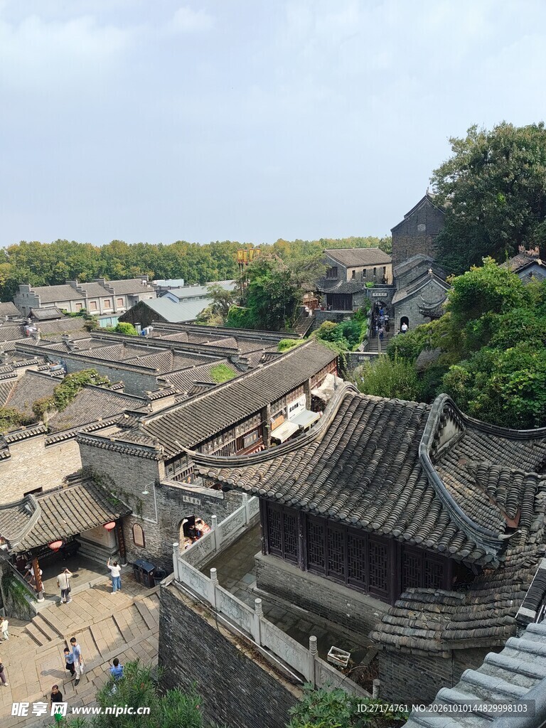 江南古镇民居风光