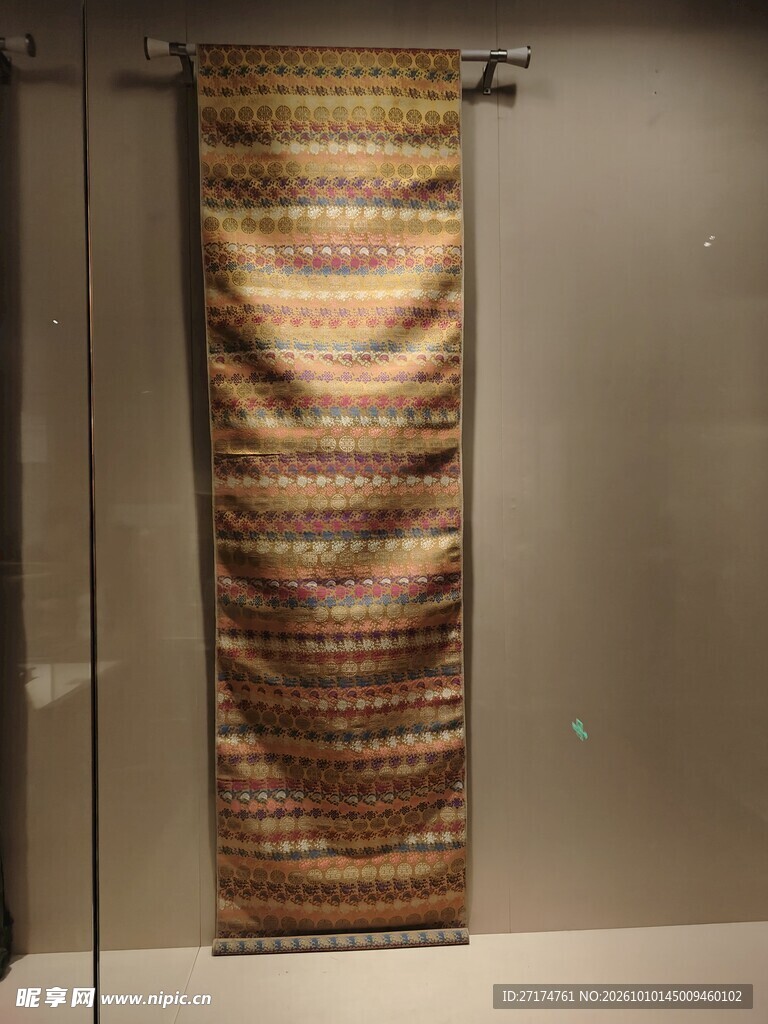 复古条纹布艺挂毯