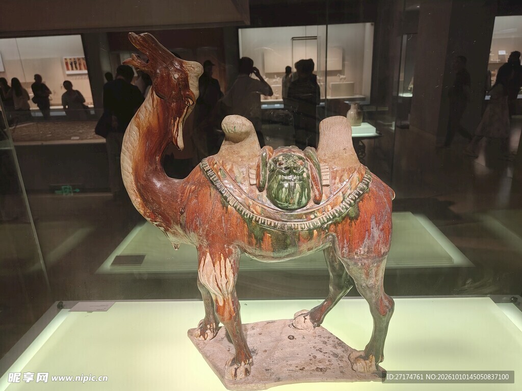 唐三彩骆驼博物馆展品