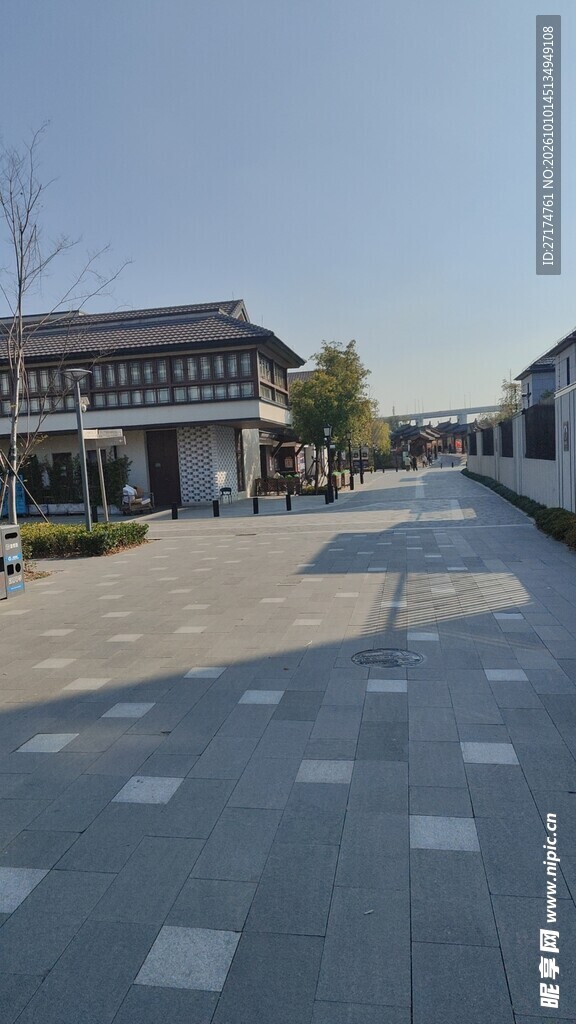 中式商业街街景