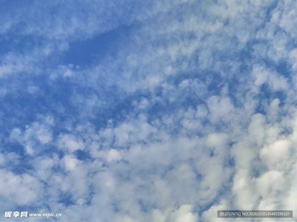 蓝天白云晴空景观