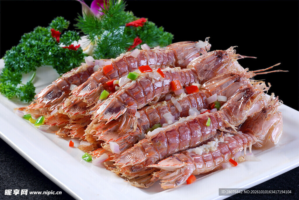 香酥椒盐皮皮虾