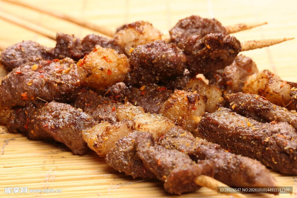 美味烤羊肉串