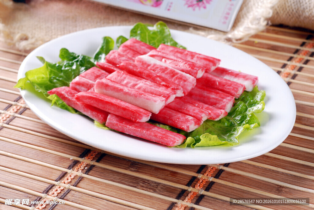 盘装新鲜蟹棒