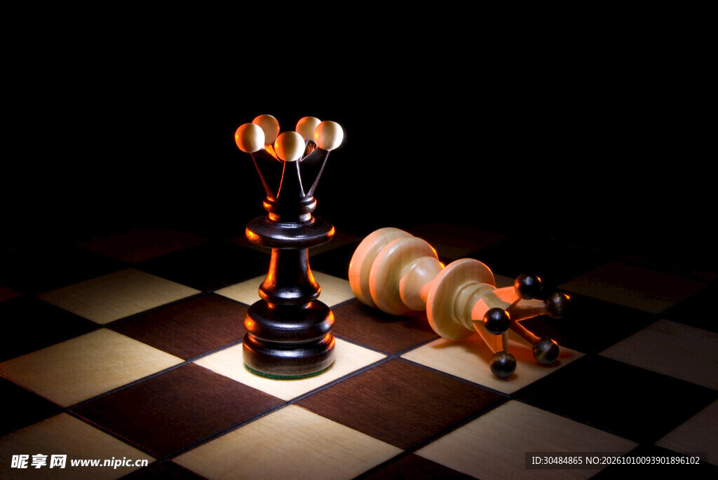 国际象棋胜负场景