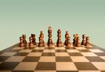 整齐排列的国际象棋